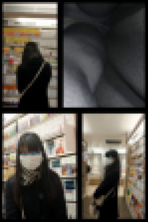 【スマホで逆さ撮り60】ほぼ露出のない冬服防寒熟女　それでもか果敢に挑戦し、黒スト越しパンティゲット【素人盗撮】　サンプル画像2