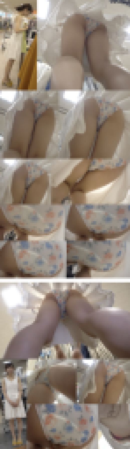 清楚な可愛い店員の透けパンティも乳首も丸見え！お顔も下着も可愛い丸見えパンチラ盗撮♡　サンプル画像3