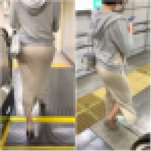 《半透明の向こう側に黒Tバック》 No.1463【Part1・マジマジと凝視してしまうエスカレーター尻】　サンプル画像2