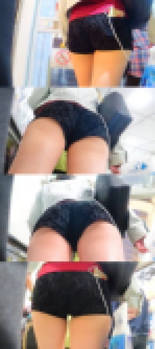 【FHD 60fps動画】黒ショーパンJDのナマ脚　サンプル画像2