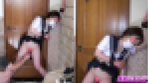 【個撮 顔出し】No56 綾花ちゃん19歳　経験1人、箱入り娘のお嬢様 緊張しまくりの初撮り　サンプル画像3