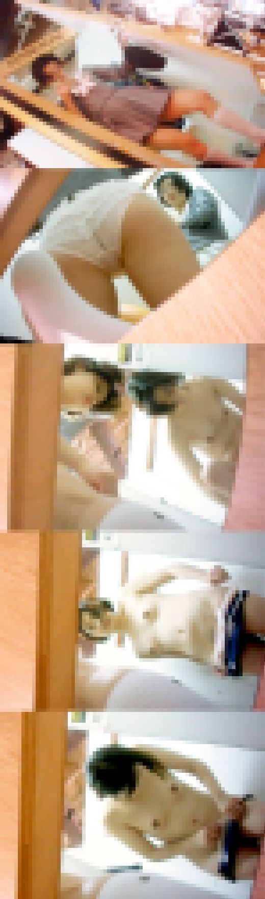 【着替え】スポーツSHOPの水着試着しに入った女の子を扉の隙間から隠し撮り　サンプル画像1