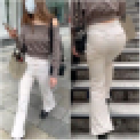 《チビスウェットで肩出し、腰出しファッション》 No.1500【Part1・派手なヘアーのGALはエロい洋服を着る説】 サンプル画像