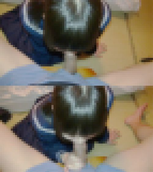 地味カワ●Cフェラチオ セーラー服 唾液ドロドロ 口内セックス感覚　サンプル画像1