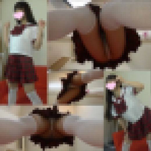 【素人・個人撮影】下着NGの個人撮影会で隠撮　かのんちゃん《パンチラ》制服編　サンプル画像1