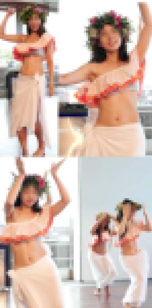 腰をくねらせるダンス姿 サンプル画像1