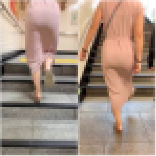 《撫子色のワンピとデカパイ乳首潰す姿がエロい》 No.1549【Vol.2・桜カラーのピンク着衣尻】　サンプル画像1