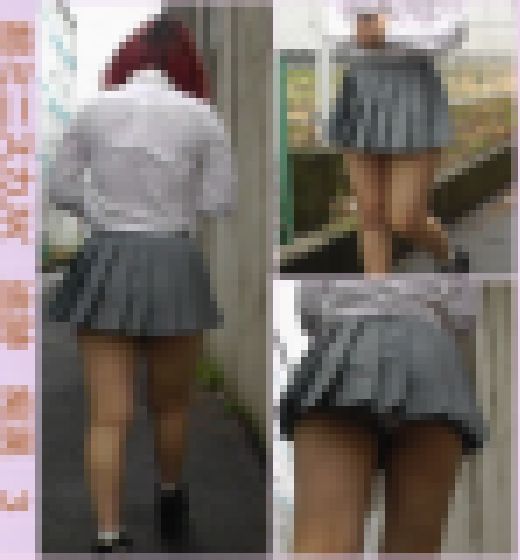 超ミニスカジェーケー　追跡　痴漢３　サンプル画像1