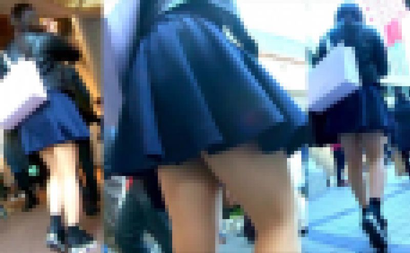 No.523若さあふれるピチピチナマ脚がミニスカからのチラチラ太ももに思わず釘付けにされてしまうお嬢さん サンプル画像