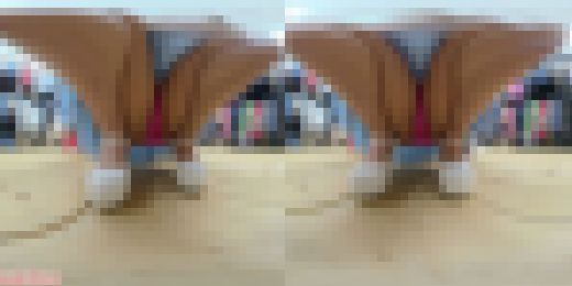 【VR動画】パンツが見えそうなミニスカ素人の盗撮パンチラ　サンプル画像1