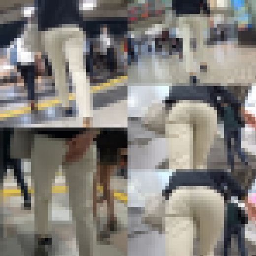 パンティーラインを気にするOLをロックオン！階段見上げでガン見盗り　サンプル画像1