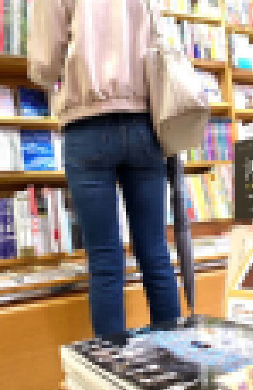 【文学デカ尻女】清楚系どエロ女のムッチリデニムデカ尻を堪能する！ボテ尻の男の肉棒をグリグリぶちこむ！！【536】　サンプル画像2