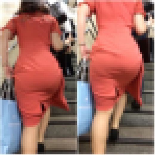 《Part1・今となってはレア！》 No.1617【真っ赤なドレスがはち切れそう】　サンプル画像1