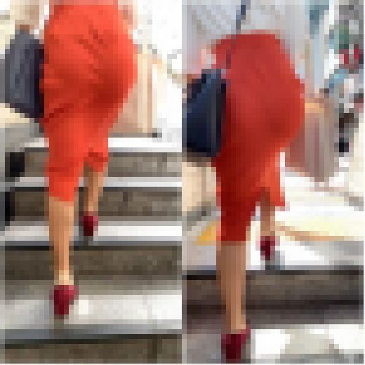 《REDバージョン！》 No.1630【Part1・美クビレ&美尻が際立つスカート着衣尻】　サンプル画像3