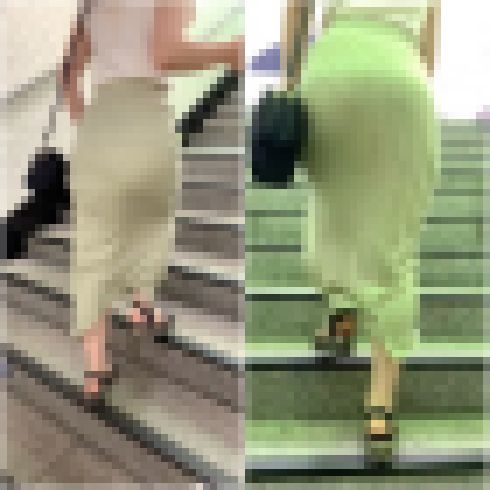 《Part1・Hな透視してみませんか？》 No.1645【透かし編みニットスカート編】 サンプル画像