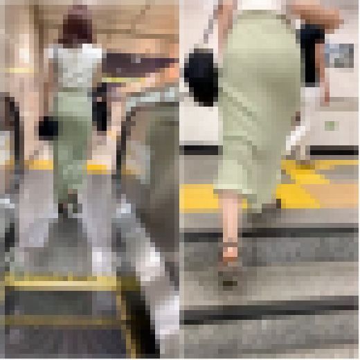 《Part1・Hな透視してみませんか？》 No.1645【透かし編みニットスカート編】　サンプル画像1