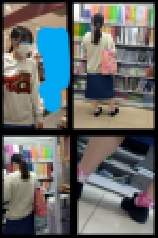 【スマホで逆さ撮り90】美人なので服装が地味な20代ピチピチ女子　デニムスカートの中身撮っちゃいましたww【素人盗撮】　サンプル画像2