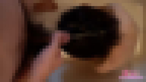 泡立てから流しまで全部! 究極のおしっこシャンプー! Hの後は黒髪ぶっかけ精液リンス -前編-　サンプル画像1