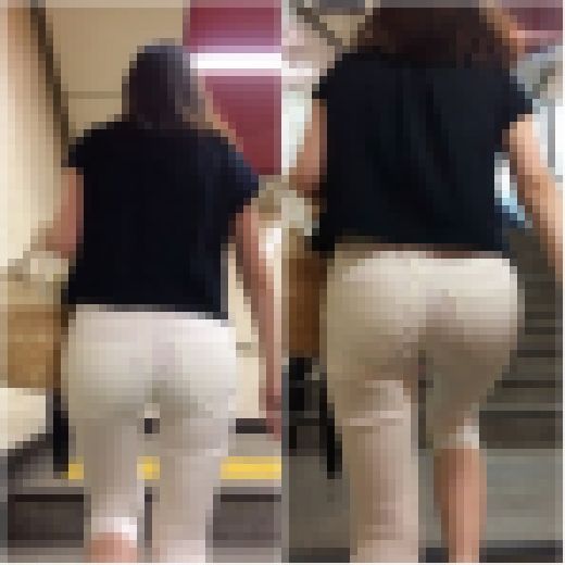 《◆最終値下げ・赤色下地に水玉模様のパンティー◆》　【ちょっとだらし無い肉付きが堪らない！！！白ピタパン姿のセレブお姉様】　サンプル画像2