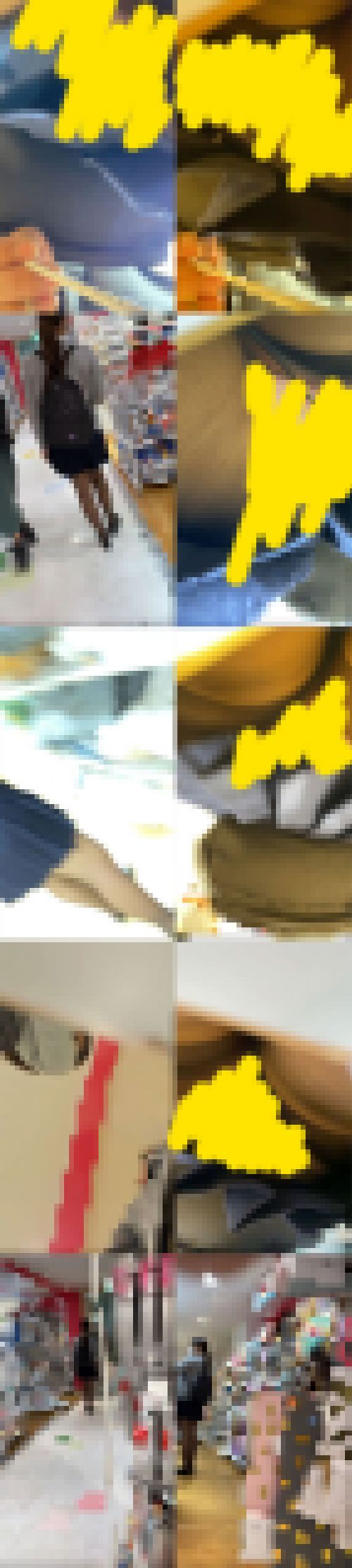 【パンチラ-part.2】逆さ撮りしちゃいました。※ガチ盗撮　サンプル画像1