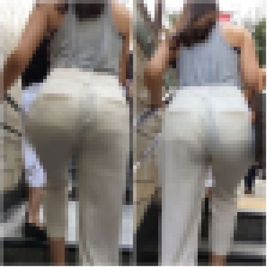 《貧乳！？それがまたイイんです！！》 No.1694【モデル風極上お姉さんの白パンツ着衣尻】　サンプル画像3