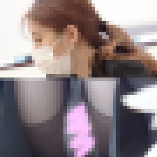 【OLオフィス内で盗◯】若手美人社員の黒ストッキングパンチラ【清楚系女子】 サンプル画像