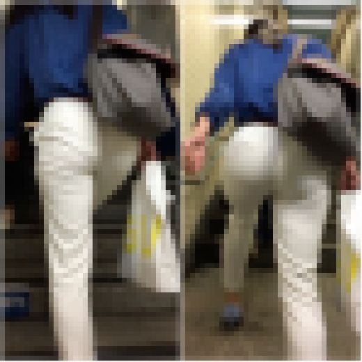 《デカくて美しいお尻》 No.1714【Part3・今回は白スラックスパンツだ！】　サンプル画像1