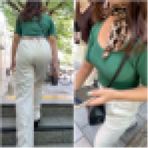 《あっ、スマホ落とした！》 No.1731【巨乳エロGALのスマホの拾う着衣尻】　サンプル画像3