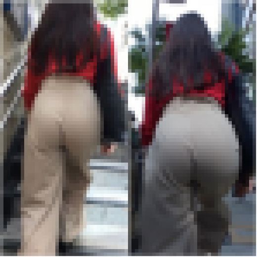 《汗×巨尻美女×Tバック》 No.1743【尻フェチ好みのハイウエストパンツを履く美女は朝から火照った様子】　サンプル画像3