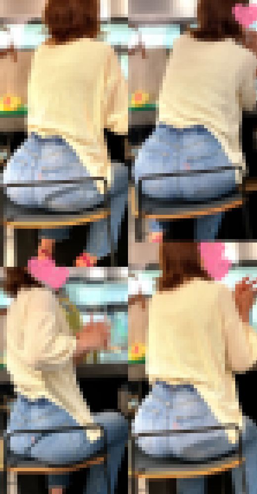 ピチピチジーンズヒップ172_ぷりんっと突き出されたムチエロ尻に思わず凝視！！キレイな美尻なお姉様♪　サンプル画像2