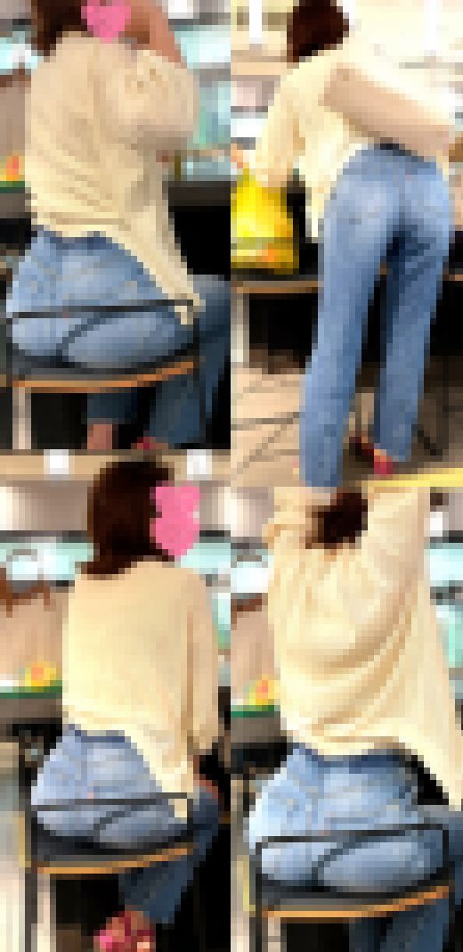 ピチピチジーンズヒップ172_ぷりんっと突き出されたムチエロ尻に思わず凝視！！キレイな美尻なお姉様♪　サンプル画像3