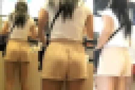 【フルHD】ショルダーで巨乳が強調！短パン尻もキュート　サンプル画像2