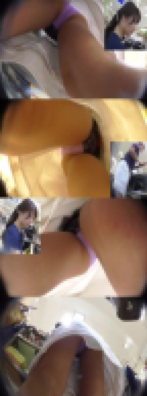 【14分】美人店員さんの逆さ撮りセール8弾　サンプル画像2