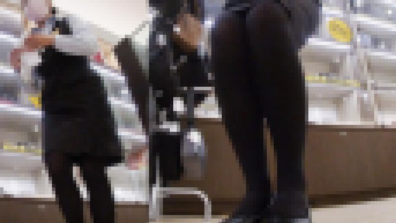 【働くお姉さんNO.11】黒タイツを定点観測 サンプル画像