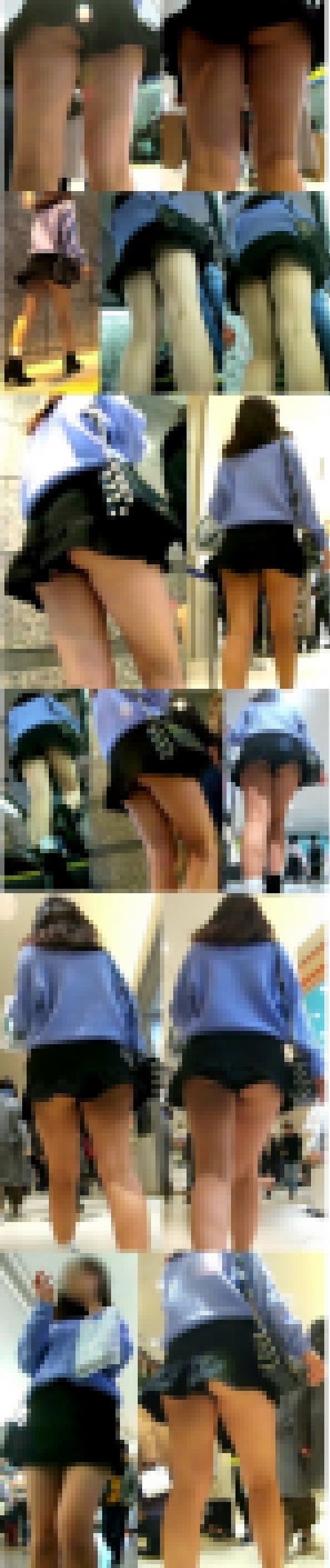 No.574小柄ながらもプリッとしたナマ尻が終始チラチラのミニスカお嬢さんの合法羞恥プレイ　サンプル画像1