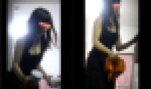 普段着と裸の二元放送！メチャ可愛い娘のマシュマロオッパイと剛毛。　サンプル画像2