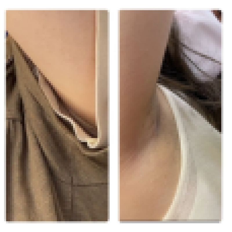 剃り残しあり！2名の美人お姉さんのエロ過ぎるドアップな脇17 サンプル画像