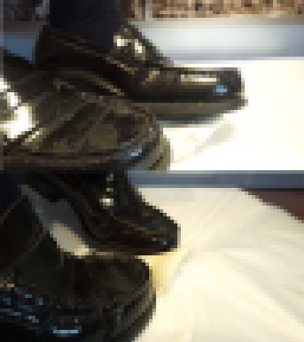 MU-08)土足うどん踏みシリーズ⑧HARUTA黒ローファーうどん踏み1 サンプル画像