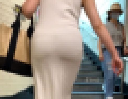 《Part3・ムラムラする白い着衣尻》 No.1863【ほぼ裸を見ている様なピチピチ感】 サンプル画像