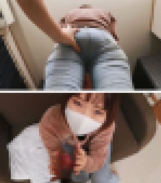 第138話【素人尻援】お尻にザーメンをぶっかけちゃおう！手コキ・ジーンズ編(剛力此鵰似の美弥)【個人撮影】　サンプル画像2