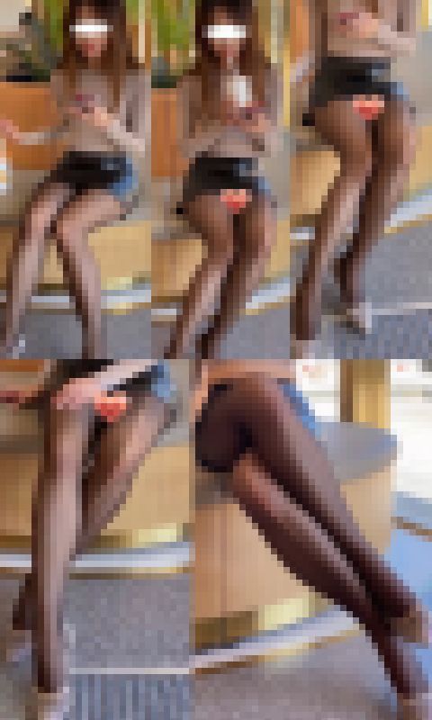 高画質 カフェの黒パンスト肉尻美脚　サンプル画像2