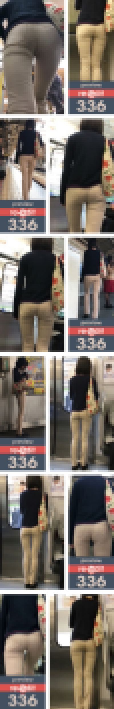 ☆きまぐれ再編集再販☆【re336】美尻お姉さんの股間にギチギチに密着したセンターステッチがエグ過ぎる！（後編）　サンプル画像1