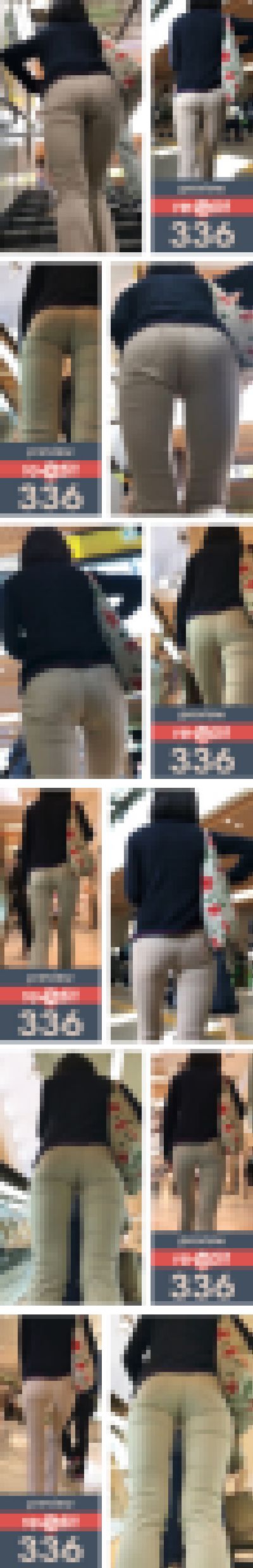 ☆きまぐれ再編集再販☆【re336】美尻お姉さんの股間にギチギチに密着したセンターステッチがエグ過ぎる！（後編）　サンプル画像3