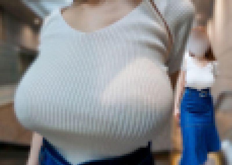 【高精細フルHD】再びのぷるるんボイン！！もしも再会したお姉さんがパツパツのニットを着ていたら・・・ サンプル画像