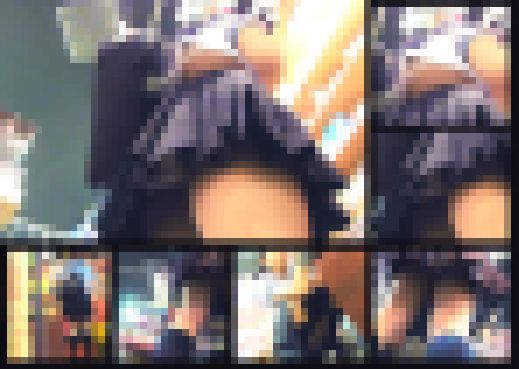 セーラー服の魅力MAX!!視線を変えたら見えちゃった！純白パンツ、ブラ紐、全開女子学生 in 雑貨屋さん　サンプル画像1