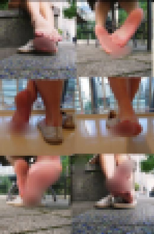 【４Ｋ足裏】【今夏最臭】裸足でスリッポンを履く１８歳美少女が今夏最臭の称号を反則勝ちで奪取！②　サンプル画像2