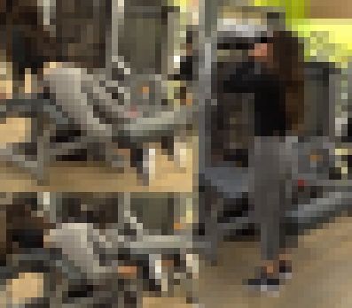 【フルHD】ジムで運動中の肉尻さん　サンプル画像3