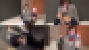 初撮り素人美少女エロ動画☆めちゃカワギャル♥潮吹きゴム無し中出しでプニプニぽっちゃり肉厚まんこに精子流失!!b　サンプル画像1