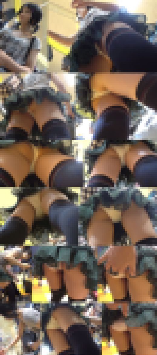 胸元ガラ空き無防備ミニスカ娘めくり&パンチラ盗撮！乳房までモロ見え盗撮動画1　サンプル画像2