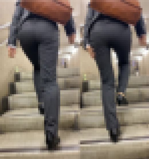 【ピタパン】何気ない通勤パンツスーツお姉さんのお尻＋超接近オマケ　サンプル画像1